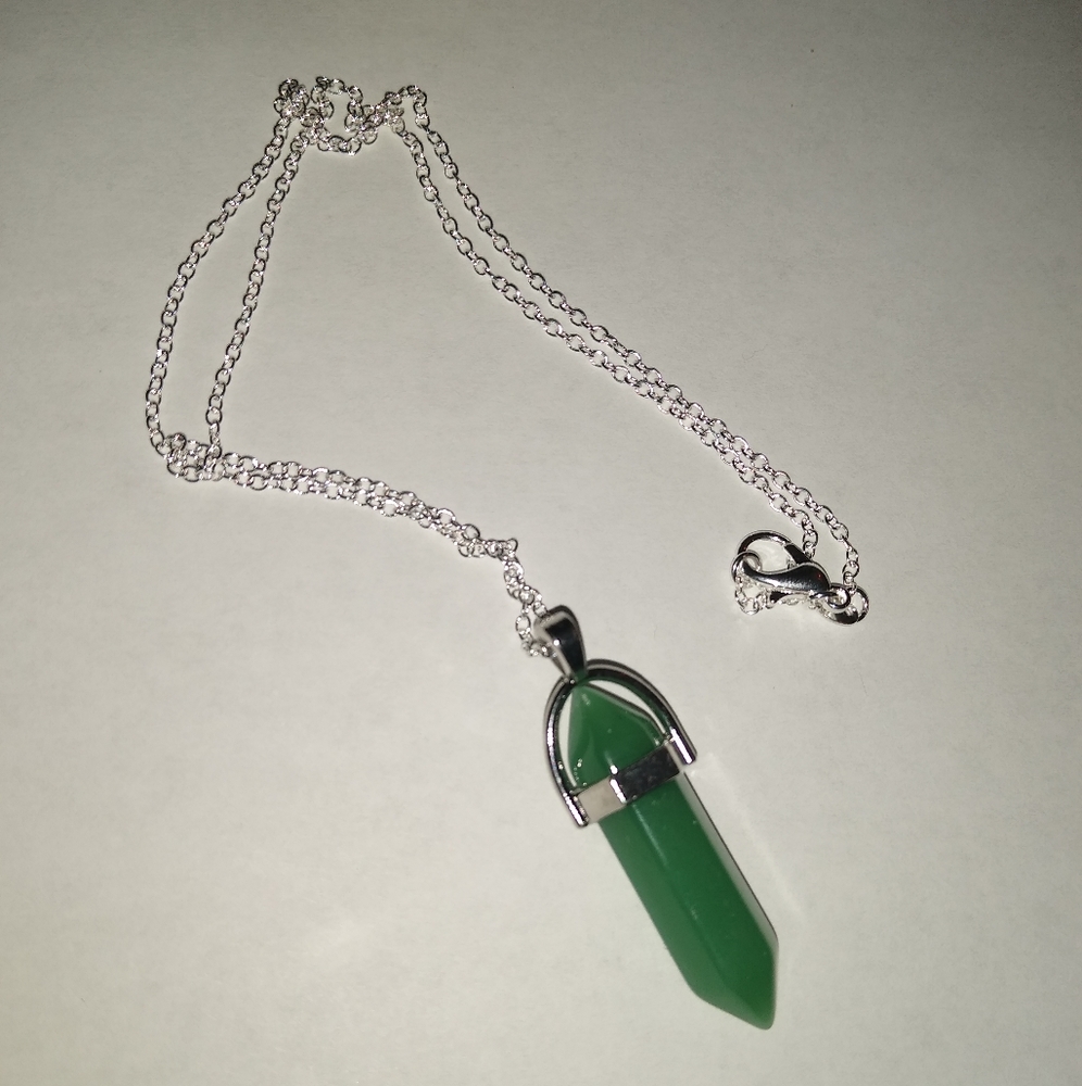 Crystal Necklace Green
